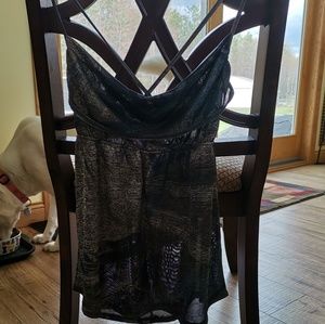Blue/Silver Charlotte Russe Top